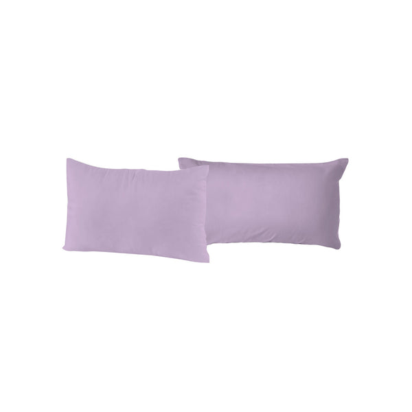 sconto Paire de taies d'oreiller unies lilas