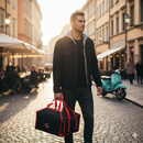 Borsa Porta Pizza 42x42x20 cm in Cordura Regina Nera