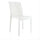 Lot de 2 chaises de jardin style rotin blanc