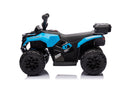 Quad Elettrico per Bambini Safari 6V con Bauletto Posteriore Blu  
