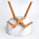 Set 4 Sedie 52x48,5x82 cm in Similpelle e Legno di Faggio Tommy Bianche