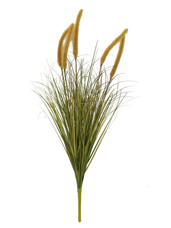 acquista Set 2 Plantes Pennisetum Artificielles avec Fleurs 79 cm Vert