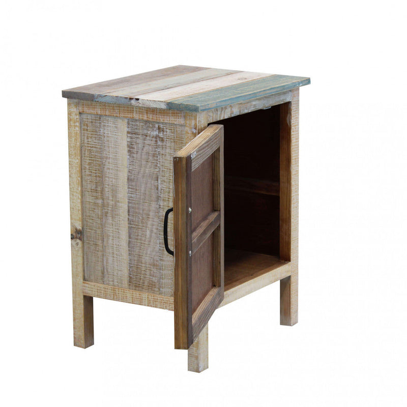 Mobile Timothy 50x40x65 h cm in Legno Multicolor