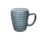 Set 6 Tazzine da Caffè Ø6x7 cm in Vetro Colorato Trasparente VdE Tivoli 1996 Geometrie