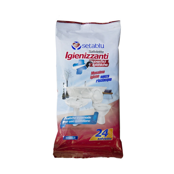 acquista Lingettes de surface 24 lingettes hygiéniques pour la salle de bain sans rinçage