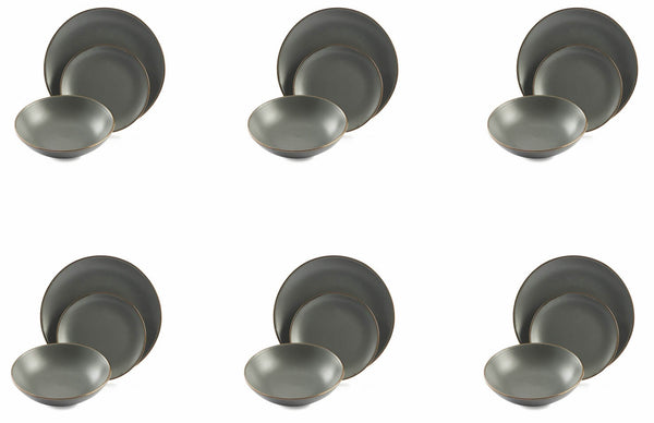 sconto Service de Table 18 Pièces en VdE Tivoli 1996 Cala Dorada Gris