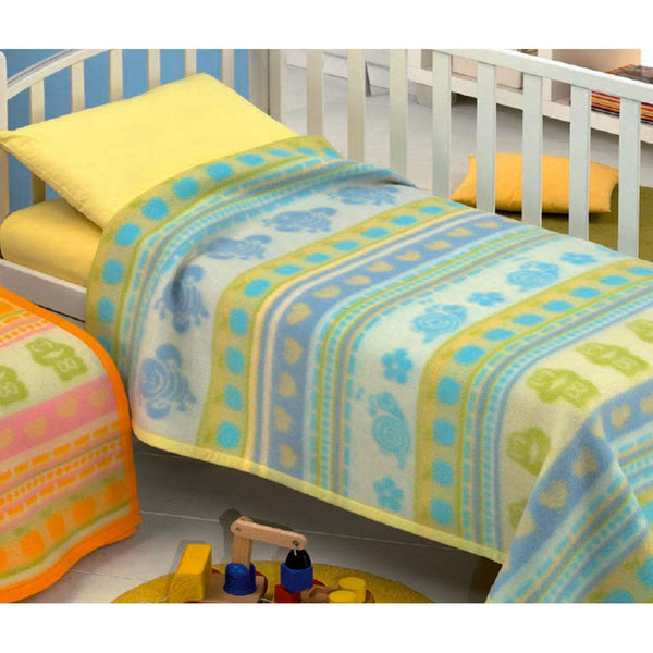 prezzo Couverture en laine mélangée 400gr Cober Snail Baby Blue 2 tailles