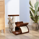 Tiragraffi Gatto Tunnel in Sisal Marrone 40x30x43 cm 