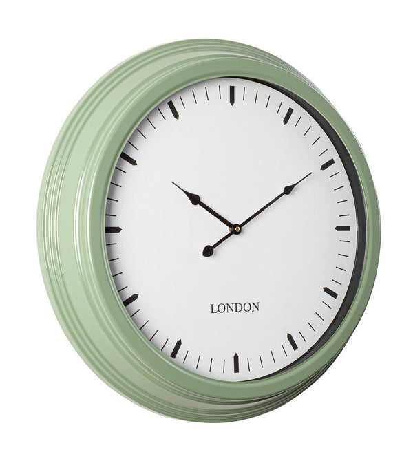 online Orologio da Parete Ø58,5x8,7 cm in Metallo Mathias Verde