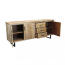 Mobile Barret 200x45x83 h cm in Legno Marrone