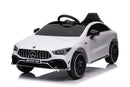 Macchina Elettrica per Bambini 12V con Licenza Mercedes CLA45 AMG Bianca 