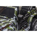 Macchina Elettrica per Bambini Fuoristrada Jeep Wrangler Rubicon 12V con Telecomando Mimetico