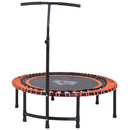 Trampolino Elastico Fitness con Manubrio Nero e Arancione Ø114.3 cm 