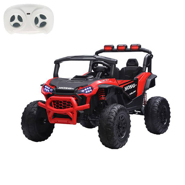 prezzo Macchina Elettrica per Bambini Buggy Safari 2 Motori da 35W con Telecomando Luci e Suoni Rosso