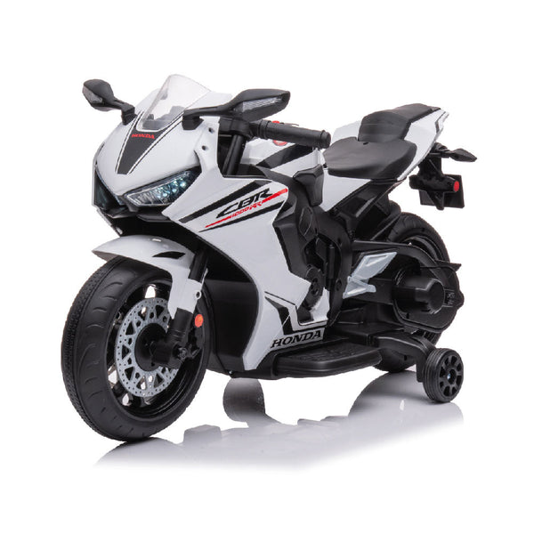online Moto Elettrica per Bambini con Licenza Honda CBR 1000RR 12V Velocità 4km/h Bianco