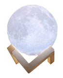 Lampada da Tavolo a LED 3D Accensione Touch a Forma di Luna