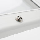 Espositore a Leggio con Piantana 29x47,7x2,3 cm in Alluminio Porta Menù Silver