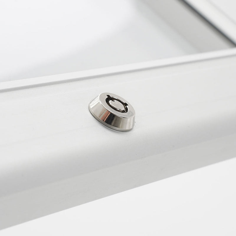 Espositore a Leggio con Piantana 29x47,7x2,3 cm in Alluminio Porta Menù Silver