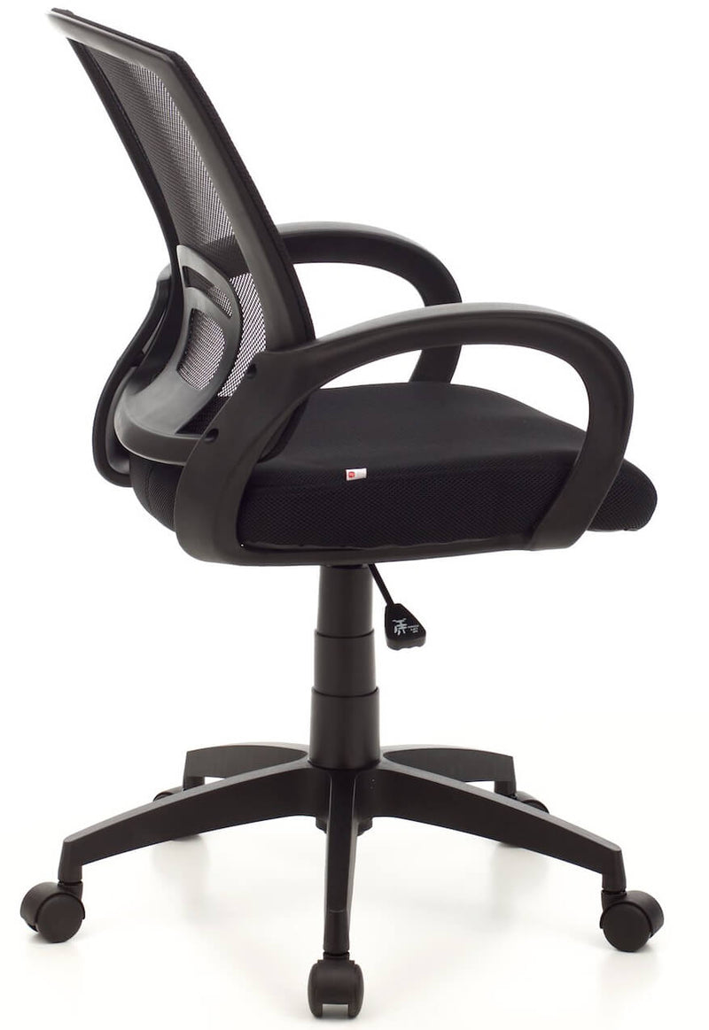 Sedia da Ufficio Operativa in Tessuto Room Nera