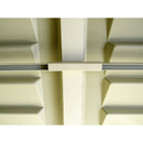 Casetta Box da Giardino 325x319x233 cm in PVC Avorio/Marrone