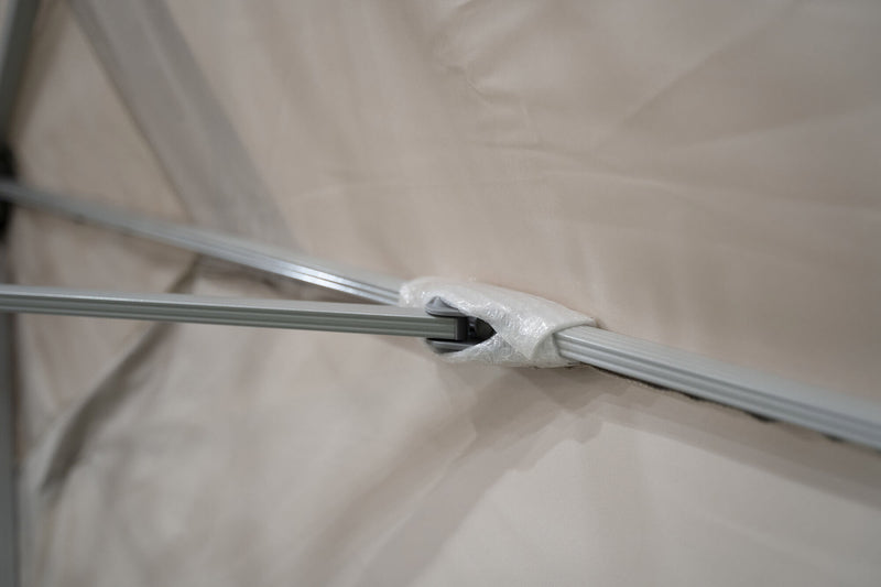 Ombrellone da Giardino Decentrato 3x4m in Alluminio Alba Grigio