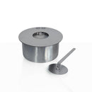 Bruciatore Rotondo per Camino a Bioetanolo Ø22x10 cm 2,5 lt Senza Vetro in Acciaio Inox  