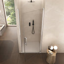 Porta Parete Doccia 1 Anta Batttente in Cristallo Trasparente 6mm H195 Bonussi Alexia Varie Misure