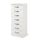 Commode Settimino 45 111x46x42 cm frêne blanc