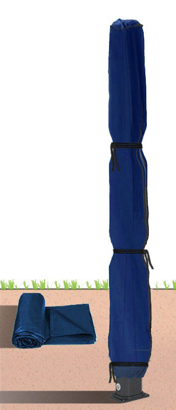 Fodera Protettiva per Docce da Giardino H230 cm in PVC Blu