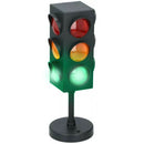 Lampada da Tavolo 10x27 cm Mini Semaforo Giocattolo con Luci a Batteria 