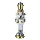 Soldatino Schiaccianoci in Resina bianco cm 17x19xh60
