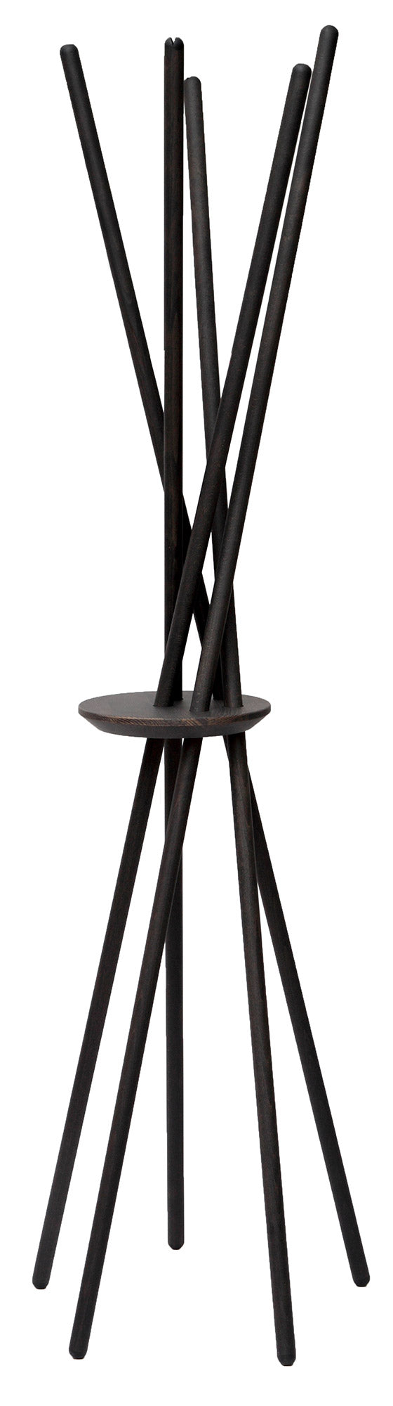 acquista Portemanteau 172x53x48 cm en bois gris foncé