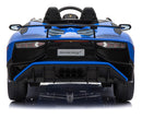 Macchina Elettrica per Bambini 12V con Licenza Lamborghini Aventador Roadster SV Blu