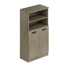 Scarpiera Armadio 2 ante e vano a giorno 71x38x130 cm Gabriella argilla