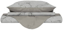 Copripiumino con Federe Stampato in Microfibra Marble Varie Misure