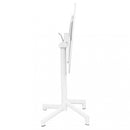 Tavolo Vega Ø60x74 h cm in Acciaio Bianco