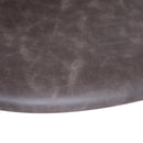 Set 2 Sedie da Pranzo Design Moderno in Similpelle con Gambe in Metallo Grigio 