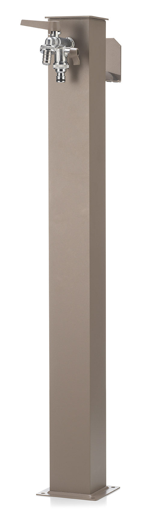 Fontana da Giardino con Doppio Rubinetto Belfer 42/QRR Tortora