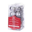 Set 16 Palle di Natale Ø3 cm in Plastica Argento