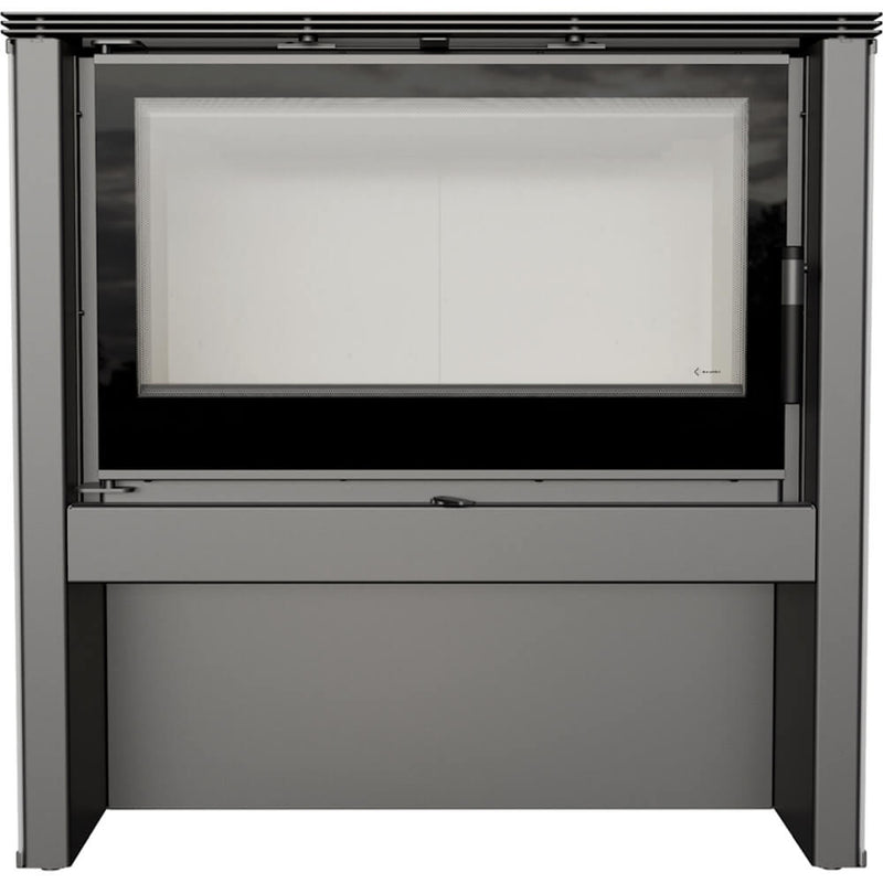 Stufa a Legna 6/16KW in Acciaio Flig Sheridan Bianca