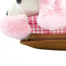 Borsa Acqua Calda Elettrica Ricaricabile Scaldamani Cane a Peluche Rosa