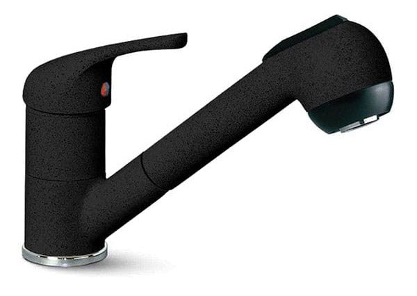 Apell AP20GB Robinet de cuisine à levier unique en granit noir Douchette à main acquista