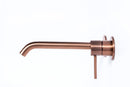 Rubinetto Miscelatore Monocomando a Parete Lavabo Rame Tevere