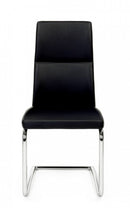 Set 4 Sedie 44x58x104h cm Thelma Nero 
