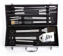 Set 11 Utensili Accessori per Barbecue con Valigetta