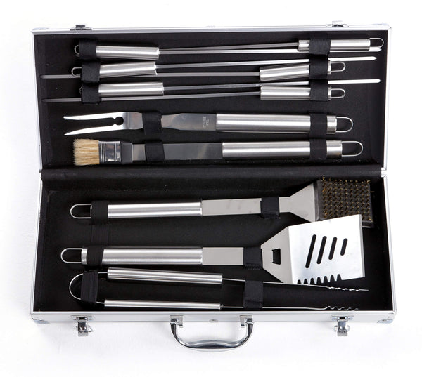 online Ensemble 11 accessoires d'outils pour barbecue avec étui