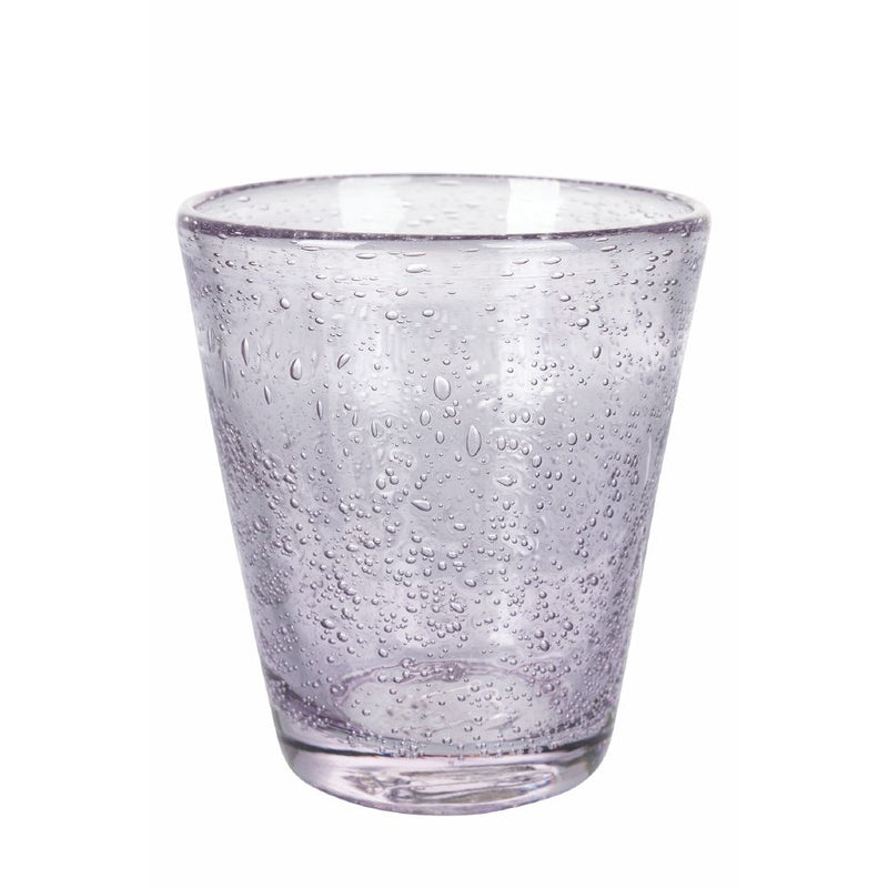 Set 6 Bicchieri Acqua Cancun Provence in Vetro VdE Tivoli 1996 Viola