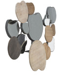 Specchio Quoxy 118x11x82,5 cm Lengo Ferro e Specchio Marrone
