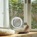 Gattaiola Ø30x4P cm per Vetro Rete e Porta Bianca