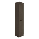 Scarpiera Armadio con anta e ripiani 36x38x182 cm Gabriella fango